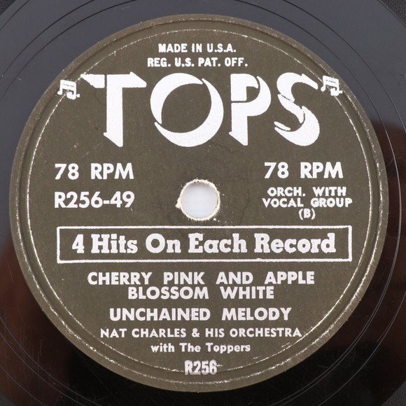 Gayle Lark/Nat Charles Two Hearts (Two Kisses)/Cherry Pink 78 rpm Record R256-49 - Picture 3 of 12